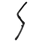 Bicycle Crank Arms 6-1/2" One-Piece Forged Steel Black